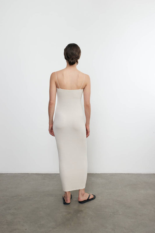 Enza Costa - SILK KNIT ESSENTIAL STRAPPY DRESS