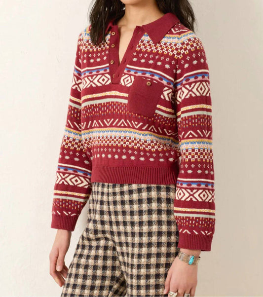 Alix Of Bohemia - Liza Fair Isle Top