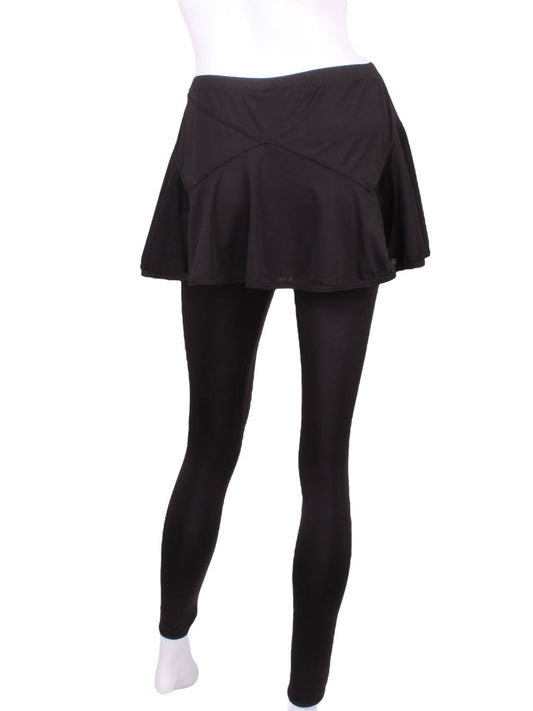 Love Love Tennis - Women's Triangle Skirt With Leggings