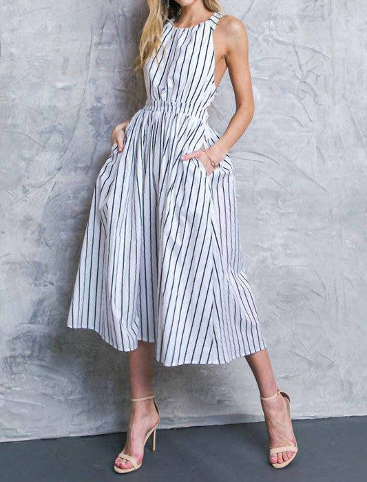 Flying Tomato - Jet Set Dress - black - clothing - cotton