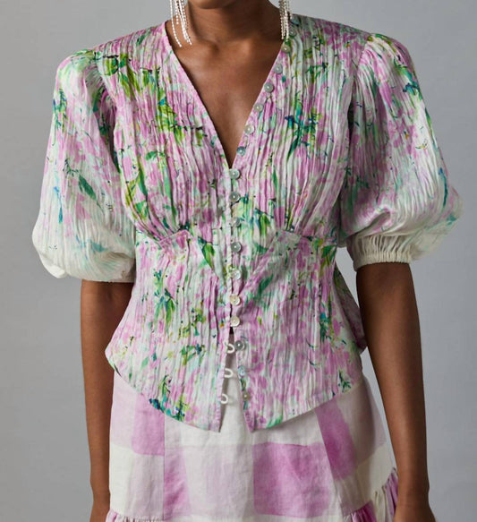 Hope For Flowers - Soft Corset Blouse - blouses - clothing - floral