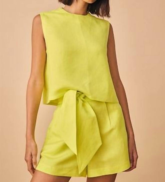 Hunter Bell - MANNING TOP - blouses - clothing - green