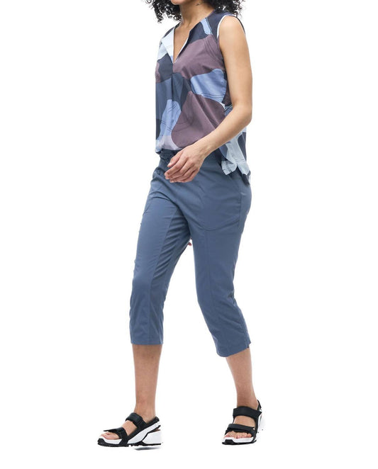 Indyeva - Nakato Iv Capri Pant - blue - capris - clothing