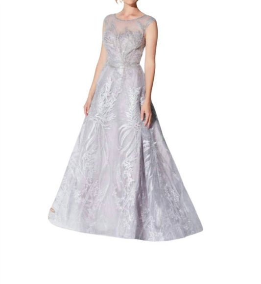 Ivonne D - Embroidered Prom Dress - clothing - dresses - floral