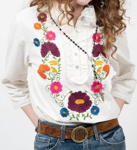 Ivy Jane - Juana Floral Top - blouses - clothing - cotton