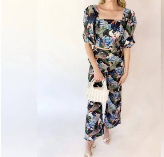 Jade - Toucan jungle set - blue - clothing - pants