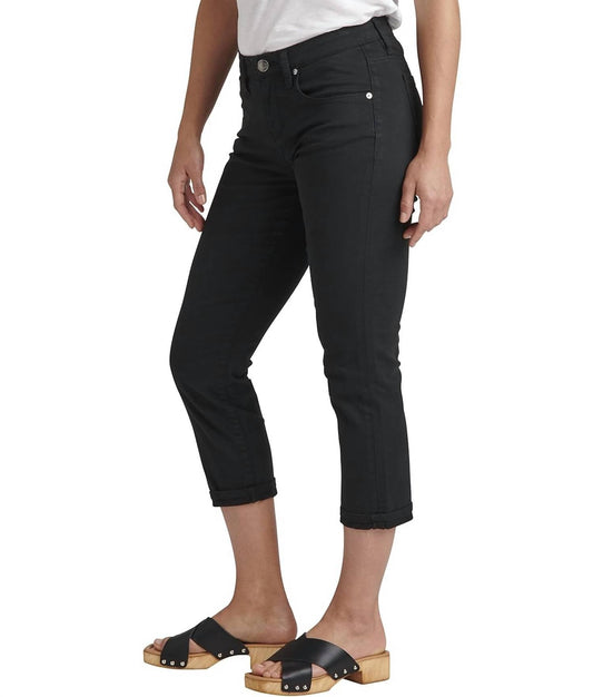 Jag - Cecelia Crop Pant - black - capris - clothing