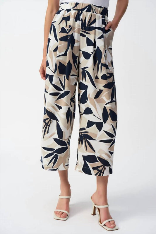 Joseph Ribkoff - Chic Gauze Pants - clothing - pants - patterned