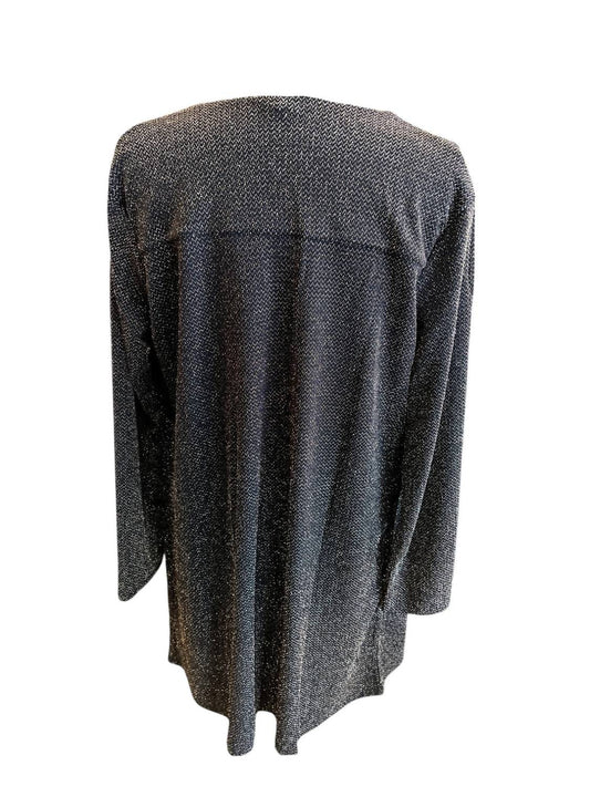 Julian Chang - Women's Metallic Dinner Jacket With Removable Rose Brooch - brown - casual - jacket - clothing