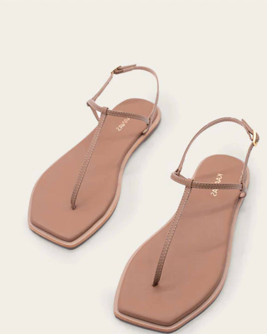 Kaanas - Women's Clarkia Sandal - brown - leather - sandals