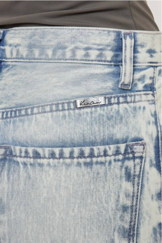Kancan - Light Wash Dixon 90’s Boyfriend Jeans - blue - boyfriend - clothing
