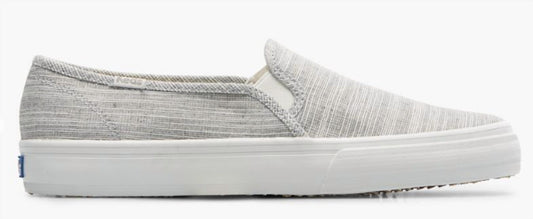 Keds - Women's Double Decker Static Ticking Stripe Shoe - flats - grey - loafers