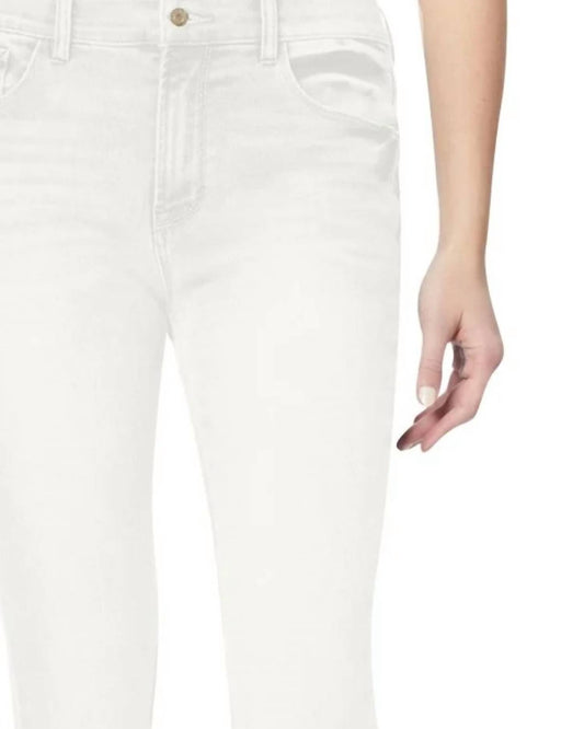 Kensie - High Rise Raw Hem Skinny Jean - clothing - cotton - blend - jeans