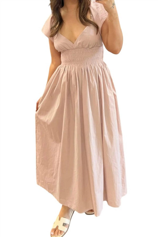 Klesis - Sawyer Short Sleeve Midi Dress - clothing - dresses - midi