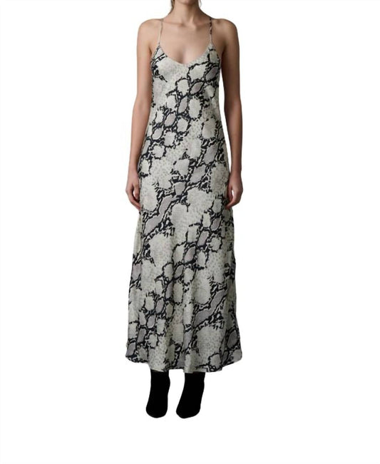 Le Superbe - Gia Slip Dress - animal - black - clothing