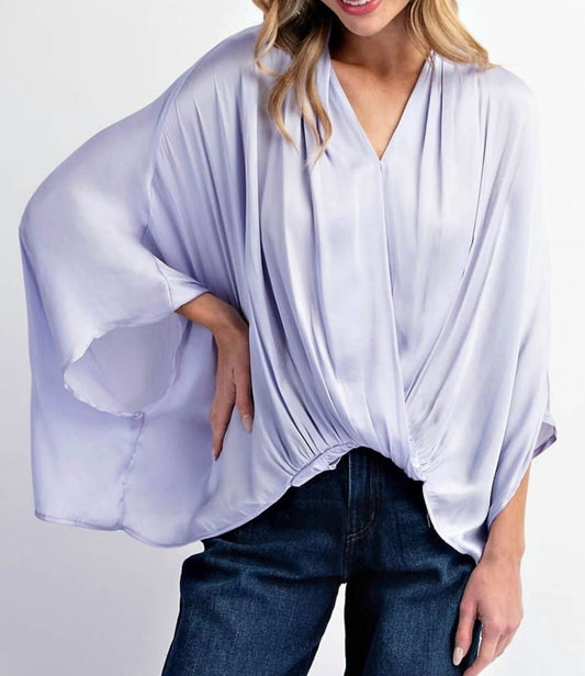 Llove - Margaret Surplice Blouse - blouses - clothing - polyester