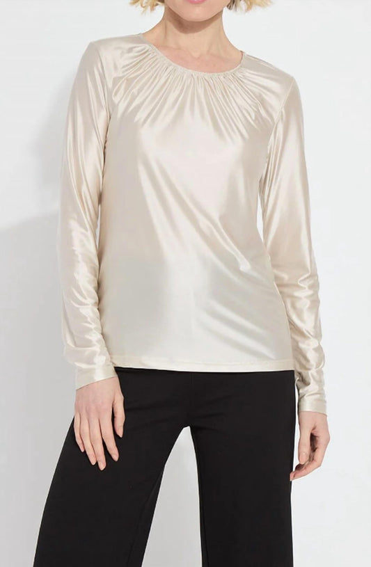 Lysse - Larissa Satin Jersey Top - clothing - shirts - solid