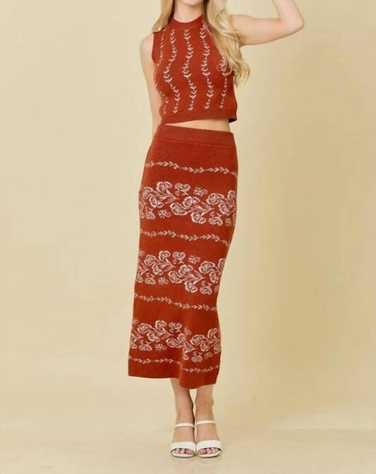 Mainstrip - Rosa Set - acrylic - brown - clothing