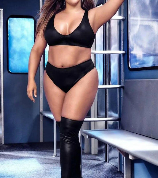 Mapale - Timeless 2 Piece Set Plus - black - bras - clothing