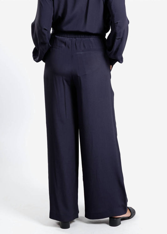 Marella - Vivaio Crepe Pants - blue - clothing - pants