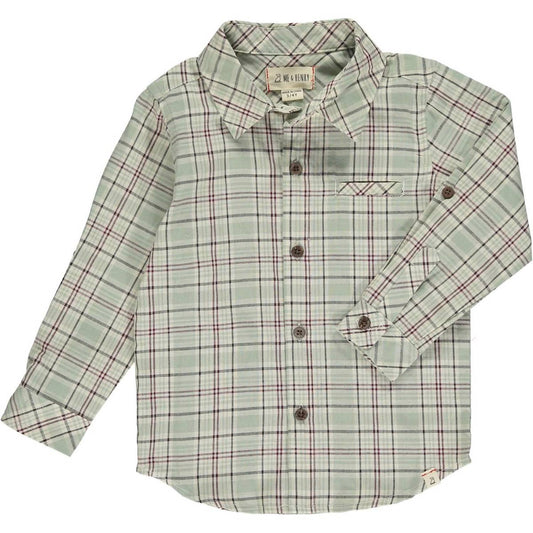 Me & Henry - Men's Plaid Button Down Shirt - casual - button - down - shirts - clothing - cotton