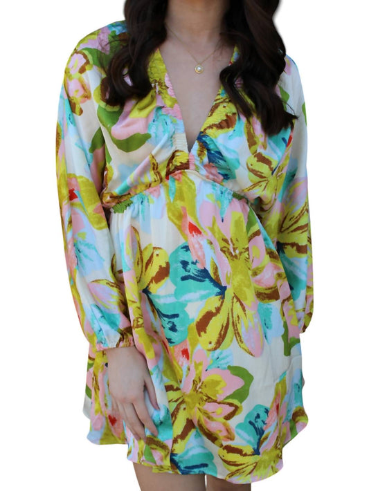 Meet Me In Santorini - Santorini Sunset Bloom Dress - clothing - collection:vacationdresses(Auto) - dresses