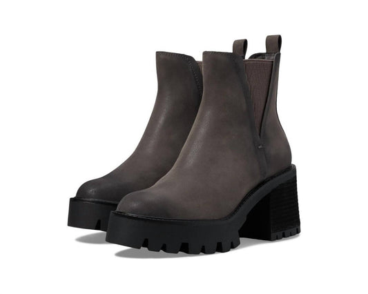 Mia - Women's Rusty Boots - ankle - boots - black - booties