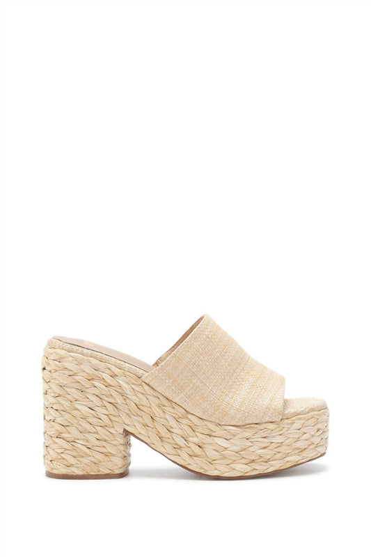 Miim - Ashlyn Platform Sandals - beige - sandals - shoes