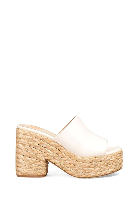 Miim - Ashlyn Platform Sandals - sandals - shoes - white