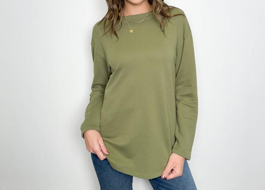 Mododoc - High Crew Shirt - tail Tee - blouses - clothing - cotton