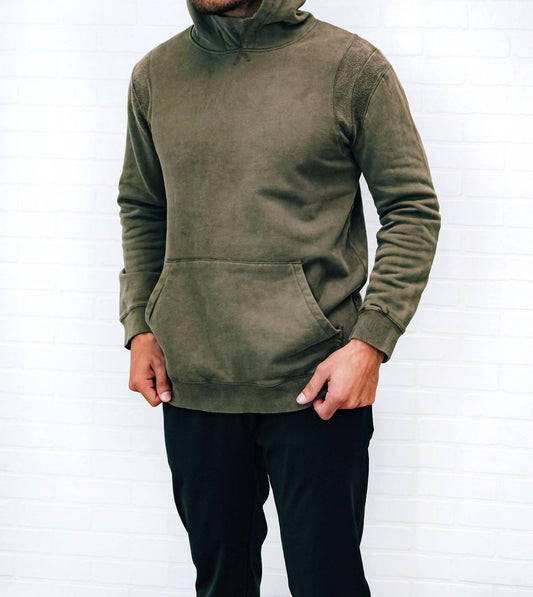 Mono B - Fleece Hoodie - clothing - cotton - green