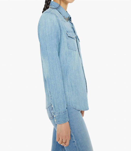 Mother - All My Exes Shirt - blue - button - down - shirts - clothing