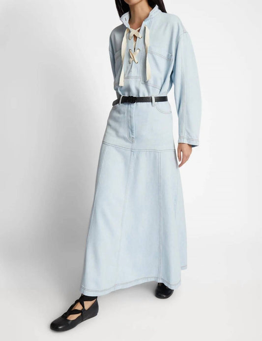 Munthe - Tuxya Skirt - blue - clothing - long - skirts