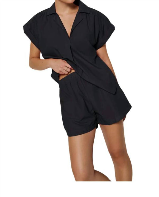 Nation Ltd - Flynn High Waist Short - black - clothing - high - waist