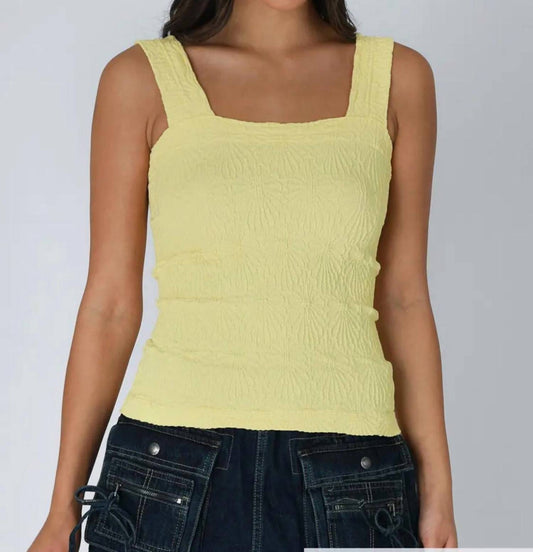 Nikibiki - Square Neck Tank Top - clothing - nylon - blend - solid