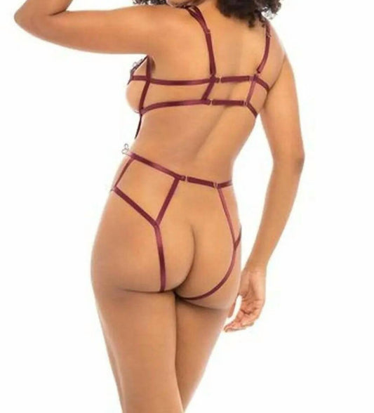 Oh La La Cheri - Roza Embroidered Teddy - bras - clothing - intimates