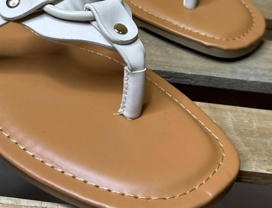 Olem - Women's Hallie Sandal - sandals - shoes - white