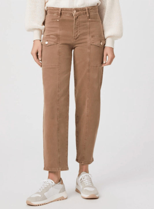 Paige - Alexis Cargo Vintage Pants - brown - clothing - cotton - blend
