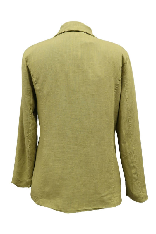 Paparazzi - Women's Linen Blend Classic Lined Blazer - blazers - clothing - directbrandpartner