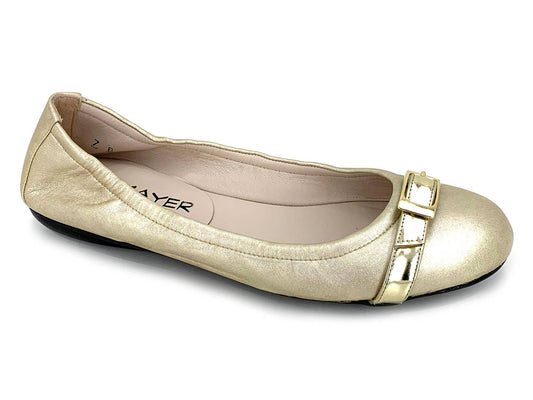 Paul Mayer/Attitudes - Women's Blv Ballet Shoe - gold - platforms - shoes