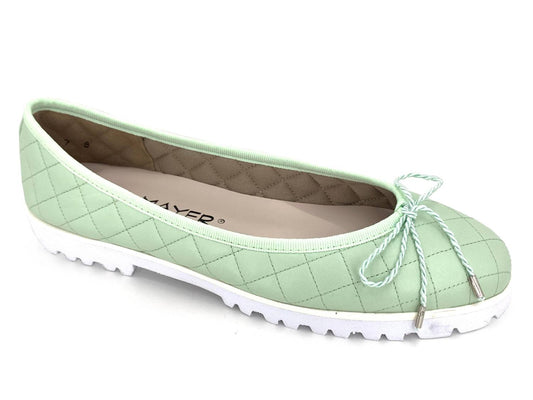 Paul Mayer/Attitudes - Women's Breeze Bergen Ballet Shoe - green - platforms - shoes