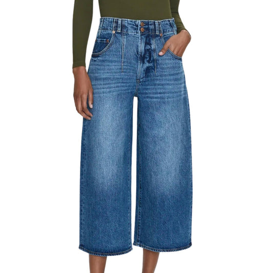 Pistola - Scarlett High Rise Wide Jean - blue - clothing - flare