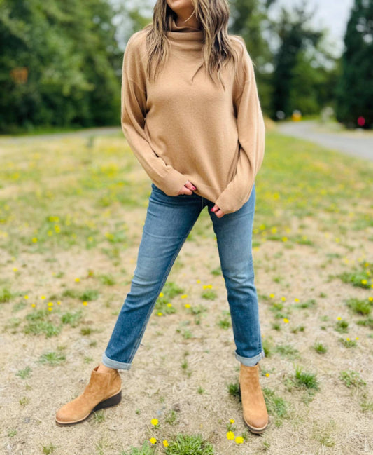 Pure Amici - Envelope Sweater - brown - cardigans - cashmere