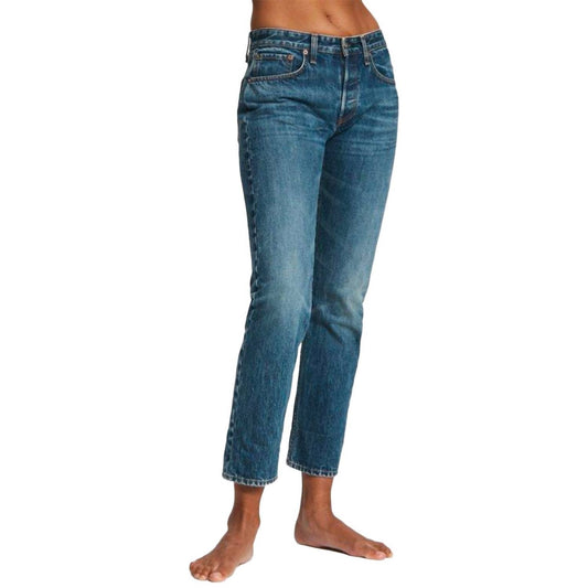 Rag & Bone - Rose Boyfriend Jean - blue - boyfriend - clothing