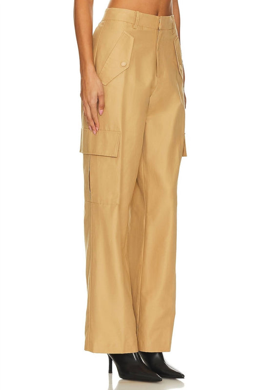 Rails - Daley Cotton & Linen Cargo Pants - brown - clothing - cotton - blend