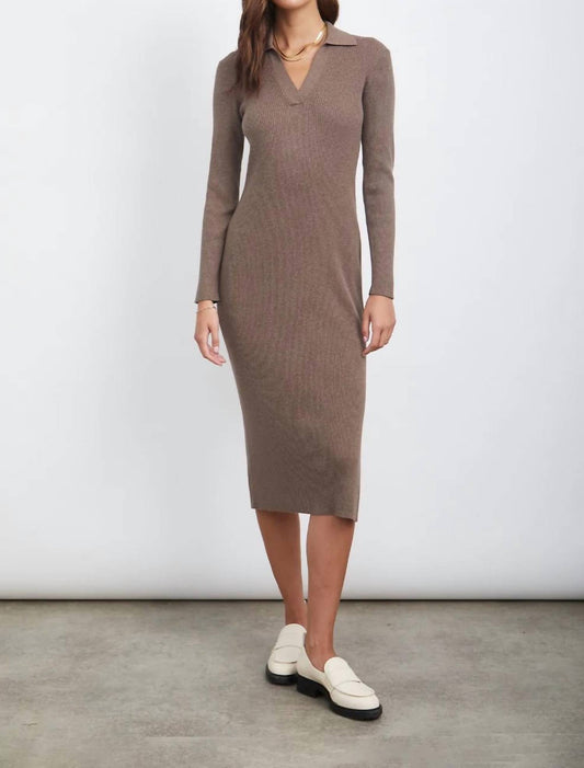 Rails - Luciana Dress - brown - clothing - cotton - blend