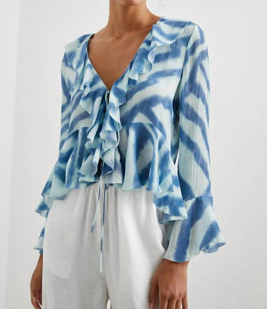 Rails - Nicoletta Blouse - blouses - blue - clothing