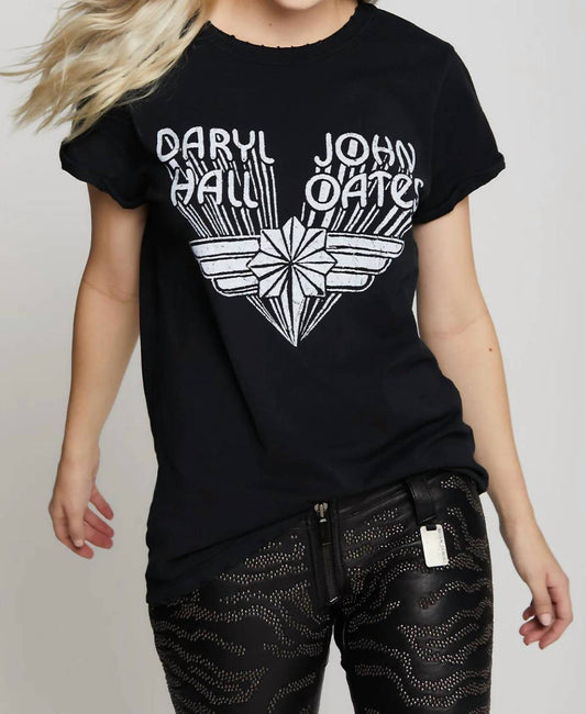 Recycled Karma - Hall & Oats Tee - black - clothing - cotton
