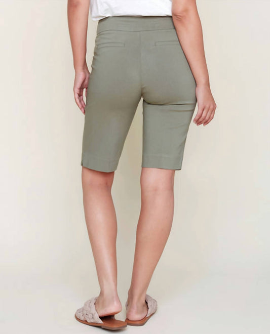 Renuar - Pull On Bermuda Short - bermudas - clothing - green