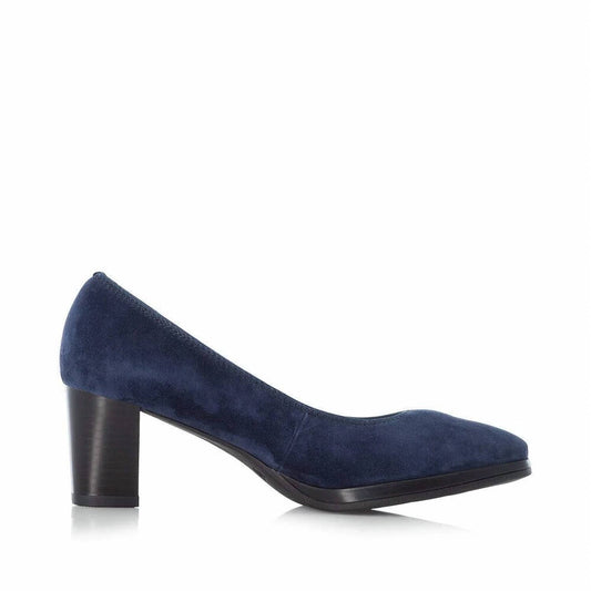 Rieker - Women's Suede Heels - blue - heels - shoes